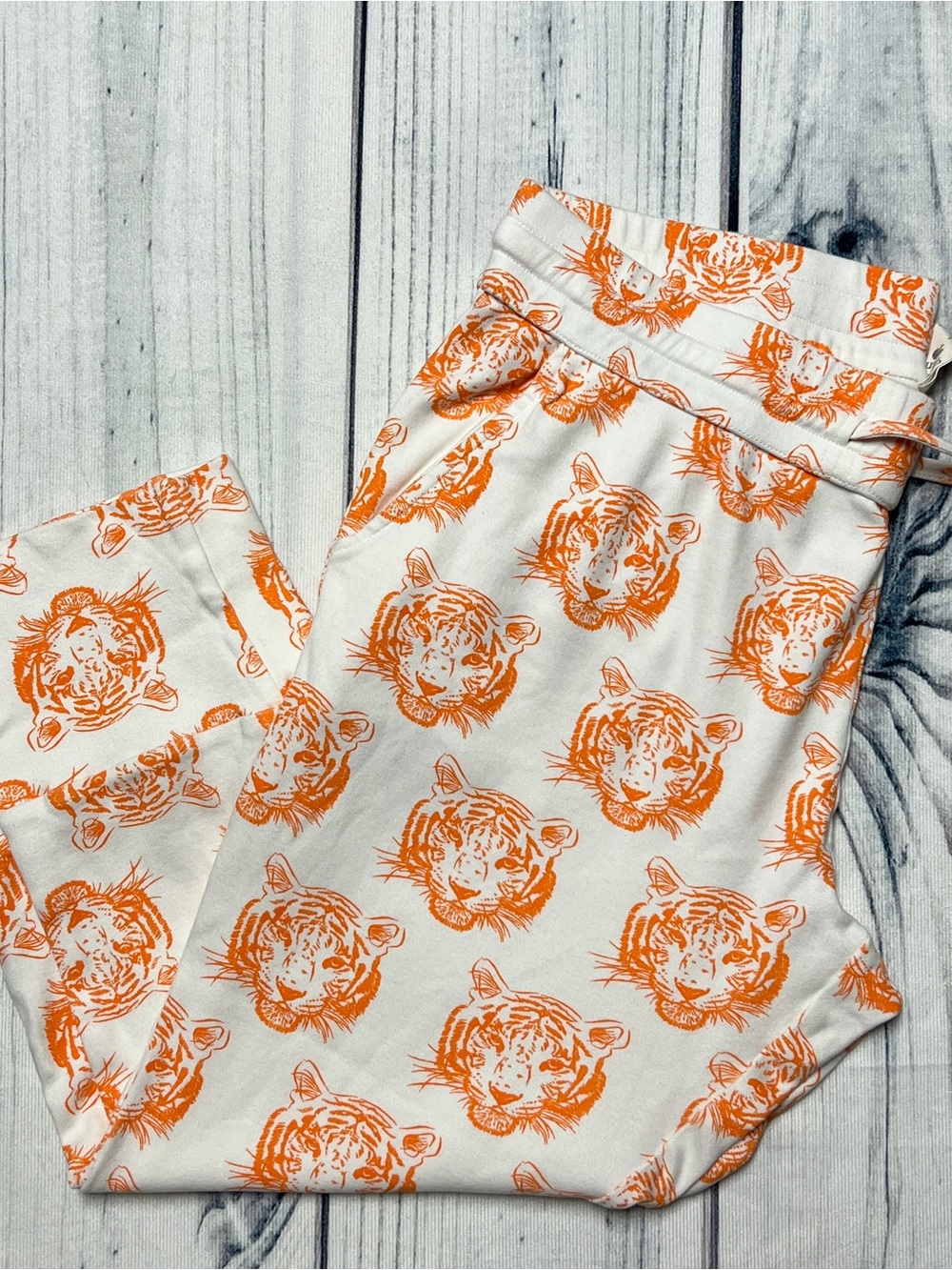 kate quinn Skinny Crop Jogger Sunray Tiger Size L